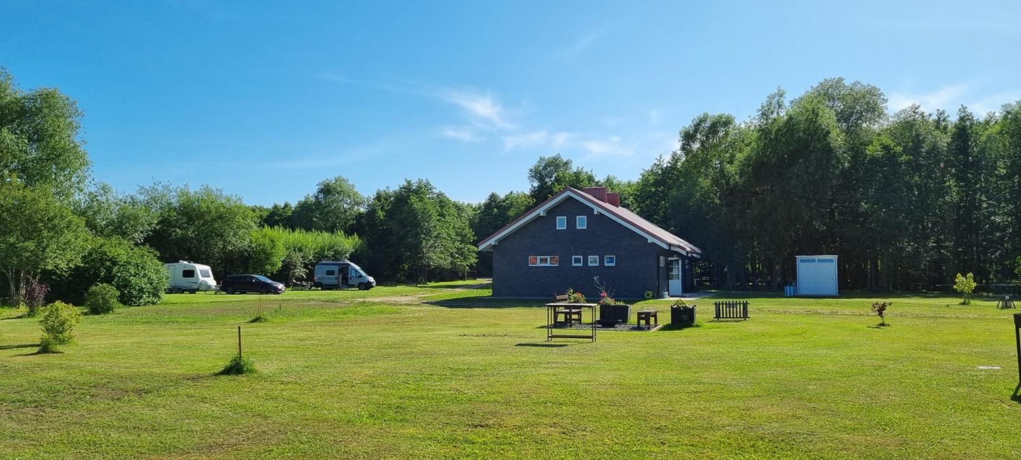 Campsite 37A - Wooden Cabins Karklė Buitenkant foto