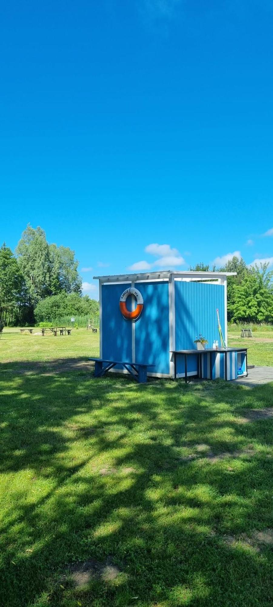 Campsite 37A - Wooden Cabins Karklė Buitenkant foto